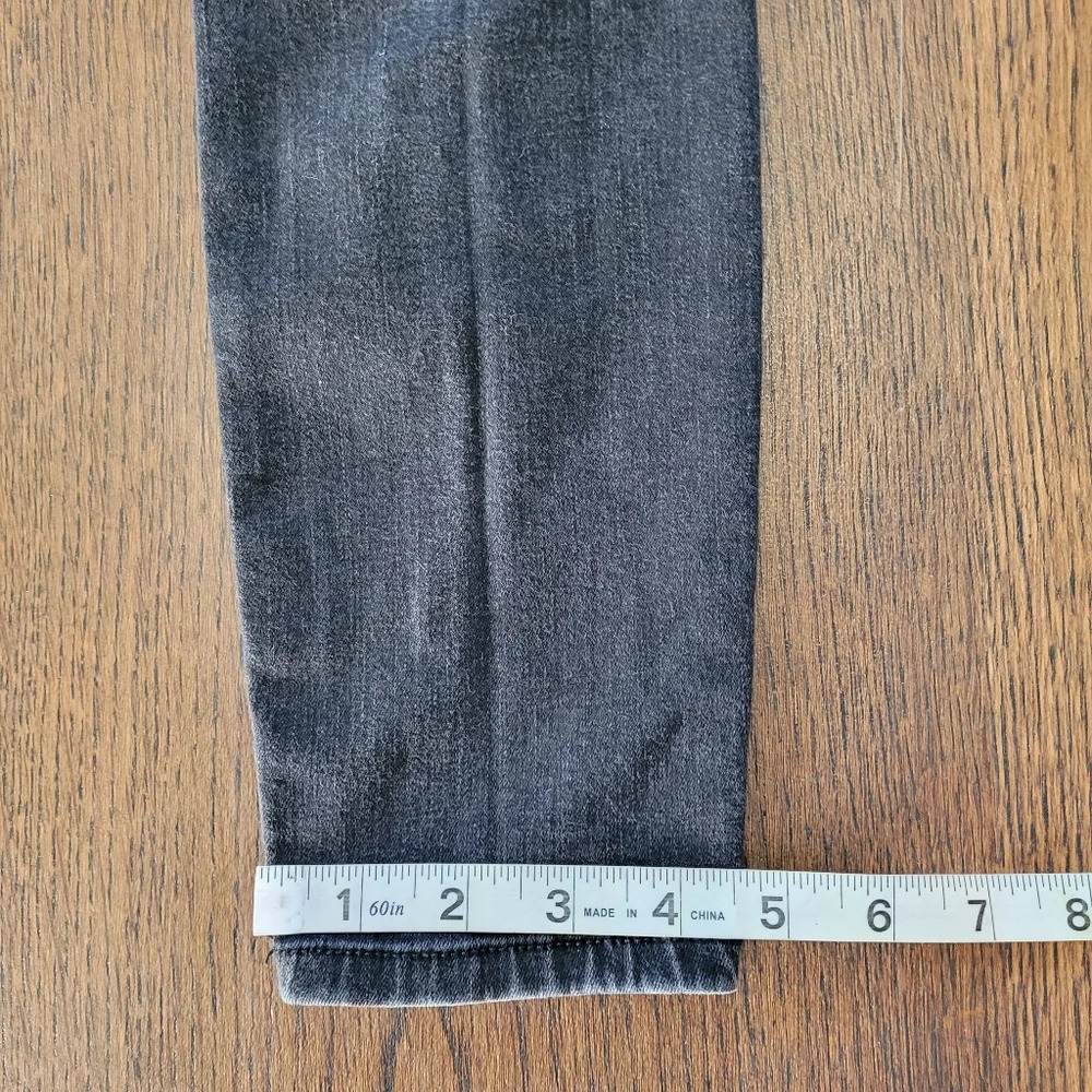 RSQ Mid-rise Destroyed Distressed Black Jegging Jeans Size Women's 0/24 - Picture 10 of 12